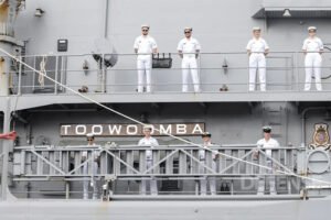 Kapal Perang Australia HMAS Toowoomba Sandar di Tanjung Priok Perkuat Diplomasi Pertahanan